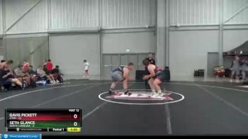 285 lbs Quarterfinals (8 Team) - Davis Pickett, Utah vs Seth Glance, North Carolina