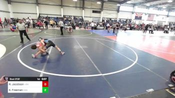 98 lbs Consolation - Ryan Jacobson, Lions WC vs Kawika Freeman, Chain Wr Ac