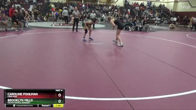 JV-11 lbs Round 3 - Brooklyn Mills, Cedar Rapids Kennedy vs Caroline Pohlman, Linn-Mar