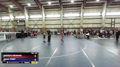 84 lbs Semifinal - Andreas Medrano, ID vs Dixon Parry, WY