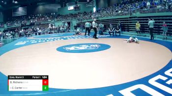 2A 132 lbs Cons. Round 3 - Caleb Carter, Beaver vs Braydan Richens, Duchesne