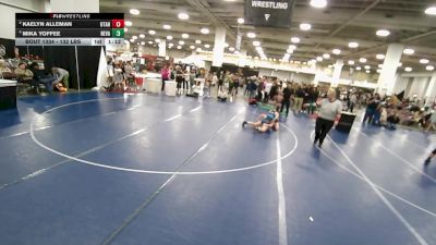 132 lbs 1st Place Match - Mika Yoffee, Nevada vs Kaelyn Alleman, Utah
