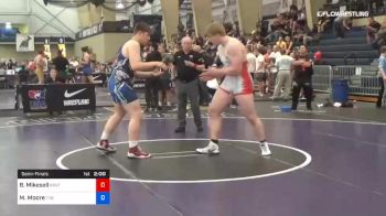 110 kg Semifinal - Braxton Mikesell, INWTC vs Matthew Moore, The Community