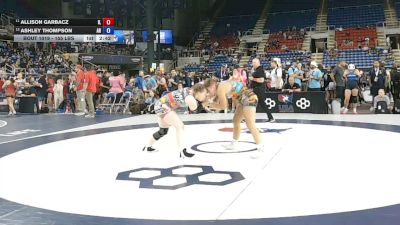 155 lbs Cons. Rd Of 64 - Allison Garbacz, Illinois vs Ashley Thompson, Arkansas