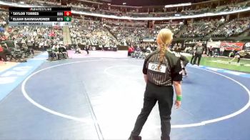 132-2A Cons. Round 3 - Taylor Torres, Walsenburg Jr/Sr High School vs Elijah Baumgardner, Monte Vista