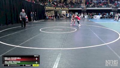 120G Cons. Semi - Solveig Finstad, Lathrop Wrestling vs Della Churchill, Wrangell Wolves