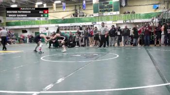 150 lbs Champ. Round 3 - Brody Bauman, Perrysburg vs Brayden Patterson, Avon Lake