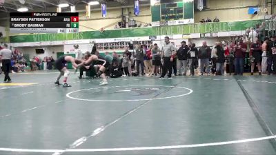 150 lbs Champ. Round 3 - Brody Bauman, Perrysburg vs Brayden Patterson, Avon Lake