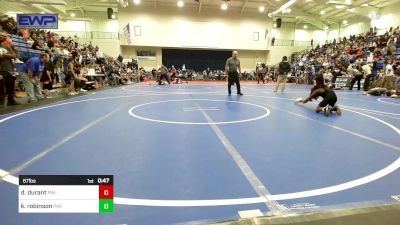 67 lbs Consi Of 8 #2 - Dash Durant, Pin-King All Stars vs Kyrin Robinson, Pin-King All Stars