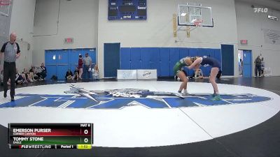 107 lbs Quarterfinal - Emerson Purser, Corner Canyon vs Tommy Stone, Eagle