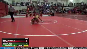 120 lbs Quarterfinal - Jerren Gille, Wahlert, Dubuque vs Pryce Schueller, Maquoketa