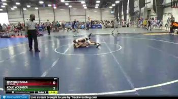 80 lbs Round 2 (6 Team) - Kole Younger, Sanderson W.A. vs Brayden Sigle, PA Silver