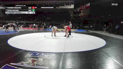 190 lbs Champ. Round 1 - Xander Birakos, Oakdale vs River Wilkins, Enochs