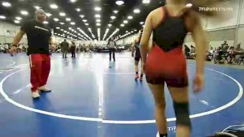 110 lbs Rr Rnd 4 - Hannah Lopez, Sisters On The Mat Pink vs Claire Solansky, Sisters On The Mat Purple