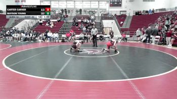 120 lbs Quarters & 1st Wb (16 Team) - Mayson Young, South Effingham vs Carter Carver, Alexander