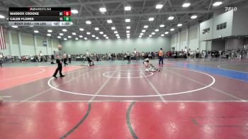 106 lbs Round Of 256 - Maddox Crooke, NC vs Caleb Flores, VA