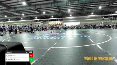 175 lbs Round Of 16 - Graham Gass, Pikes Peak Warriors vs Anthony Busby Jr., Stl Warriors