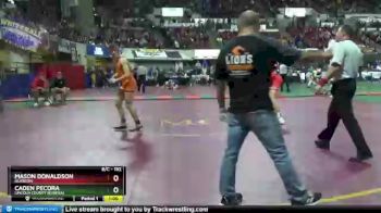 Cons. Round 2 - Caden Pecora, Lincoln County (Eureka) vs Mason Donaldson, Glasgow