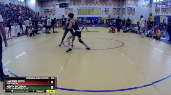 106 lbs 1st Place Match - Kevin McLean, Flagler Wrestling Club vs Lazaro Soto, Eagle Empire