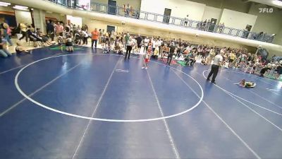 41-45 lbs Round 2 - Brexten Beebe, Iron County Wrestling Academy vs Calvin Wight, Northside Wrestling Club