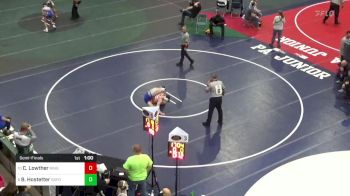 132 lbs Semifinal - Christian Lowther, Ringgold vs Blake Hostetter, Oxford