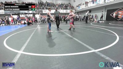 110 lbs Consolation - Bryce Rodgers, Raw Wrestling Club vs Clayton Warner, Sallisaw Takedown Club