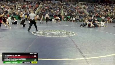 4A 132 lbs Cons. Round 1 - Jarrett Quinlan, Ashley vs Marcello Scaldaferri, South Mecklenburg