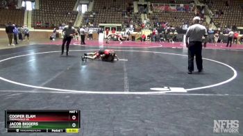 1A-4A 106 Cons. Semi - Jacob Biggers, Cleburne County vs Cooper Elam, Thomasville HS