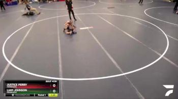 67 lbs Cons. Round 2 - Justice Perry, Minnesota vs Liam Johnson, Minnesota