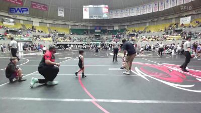 43 lbs Quarterfinal - Bo Baum, Texarkana Wrestling Club vs Noah Smith, Panther Youth Wrestling-CPR