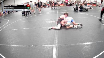 132 lbs Semis (4 Team) - Nevan Irving, Cartel vs Christian Saravia, MF Army