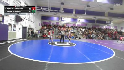 Boys 108 lbs Cons. Round 2 - Jacob Macovichuk, Lassen Boys vs Jayden Sudberry, Orland Boys