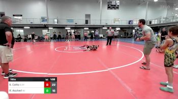 76 lbs Rr Rnd 1 - Sawyer Cotto, Dueling Bandits vs Ryder Ascherl, Berks Catholic K-8
