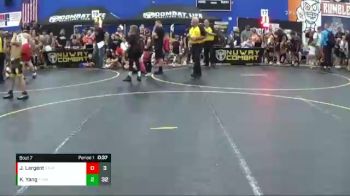 70 lbs Round 3 (6 Team) - Keilan Yang, The Funky Singlets vs Jace Largent, Steel Valley Psychos