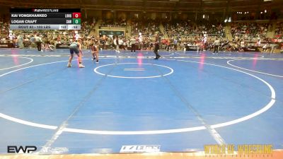 100 lbs Consi Of 16 #2 - Kai Vongkhankeo, Longwood Wrestling Club vs Logan Craft, Simmons Academy Of Wrestling