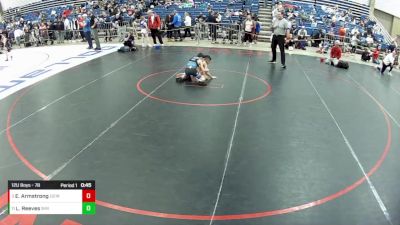 12U Boys - 78 lbs Quarters - Eli Armstrong, East Idaho Elite Wrestling Club vs Liam Reeves, Steel Valley Renegades