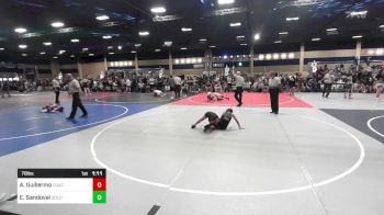 78 lbs Final - Ausome Guillermo, Coachella Valley WC vs Eli Sandoval, Gold Rush Wr Acd