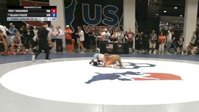 51 kg Cons. Sub-rd Of 32 - Trey Kraemer, Pinnacle Wrestling Club vs Elijah Foltz, Steller Trained Wrestling