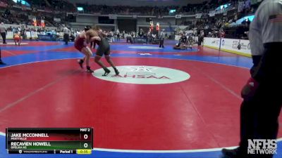 7A 182 lbs Cons. Round 3 - Jake Mcconnell, Prattville vs Recavien Howell, Opelika Hs
