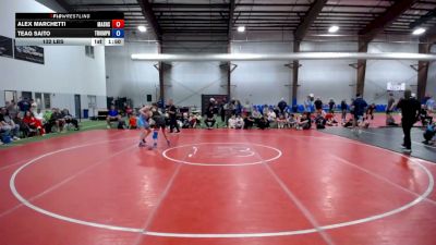 132 lbs Final - Alex Marchetti, Mat Assassins Black - HS vs Teag Saito, Triumph Blue - HS