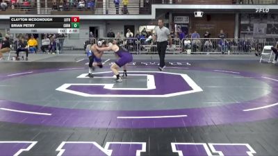165 lbs Round 1 (4 Team) - Brian Petry, Cornell College vs Clayton McDonough, Luther