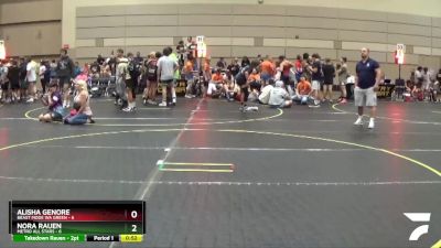 58 lbs Round 2 (10 Team) - Nora Rauen, Metro All Stars vs Alisha Genore, Beast Mode WA Green