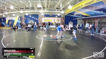 132 White Cons. Semi - Nikolas Gray, Wellington Community Hs vs D`Angelo Gonzalez, Braddock
