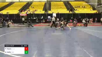 113 lbs Consolation - Parker Hayes, Unattached 110 vs Benjamin Gellis, Unattached 50