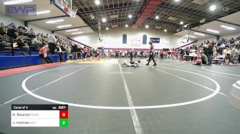 49 lbs Consi Of 4 - Brentley Baucom, Dark Cloud Wrestling Club vs Juan Holmes, Keystone Wrestling Club