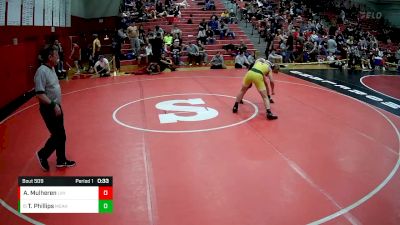 145 lbs Cons. Round 4 - Tyler Phillips, Marion Center Area Hs vs Aidan Mulheren, Ligonier Valley Hs