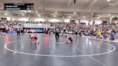 Girls 138 lbs Cons. Round 2 - Jocelyn Kolozsy, Montgomery Central High School vs Brynee Cosby, Sullivan East High School