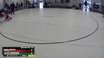 135 lbs Cons. Semi - Talon Hawkinson, 2 Tuff Gym Wrestling Club vs Gavin Gerths, Nebraska