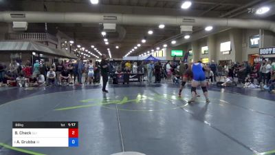 88 kg Quarters - Brandon Check, Illinois vs Arthur Grubba, ISI Wrestling Club