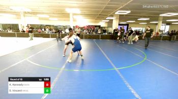 130 lbs Round Of 16 - Kiaben Kennedy, Smittys Barn vs Sean Vincent, Brigade Wrestling Club